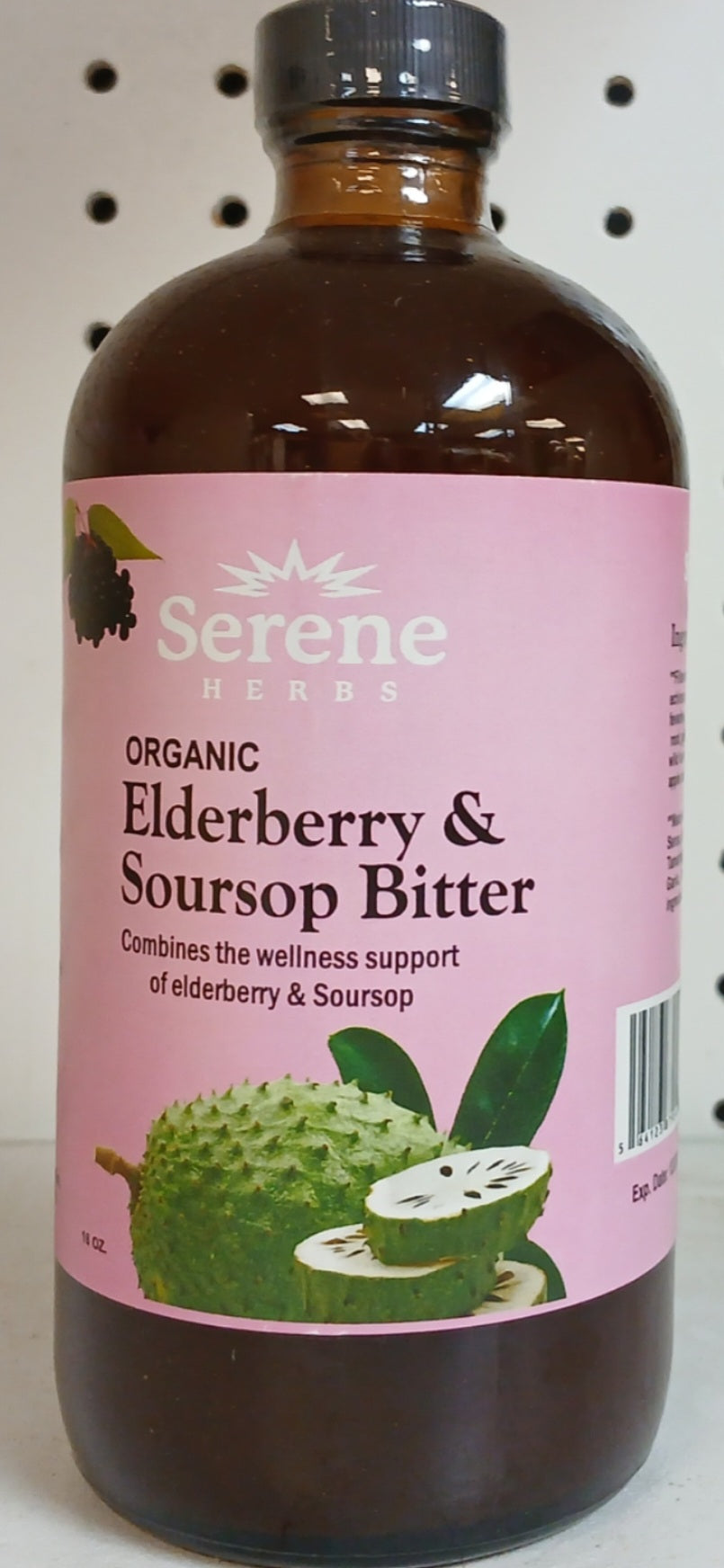 Serene Herbs Organic Elderberry & Soursop Bitter (16 oz.)