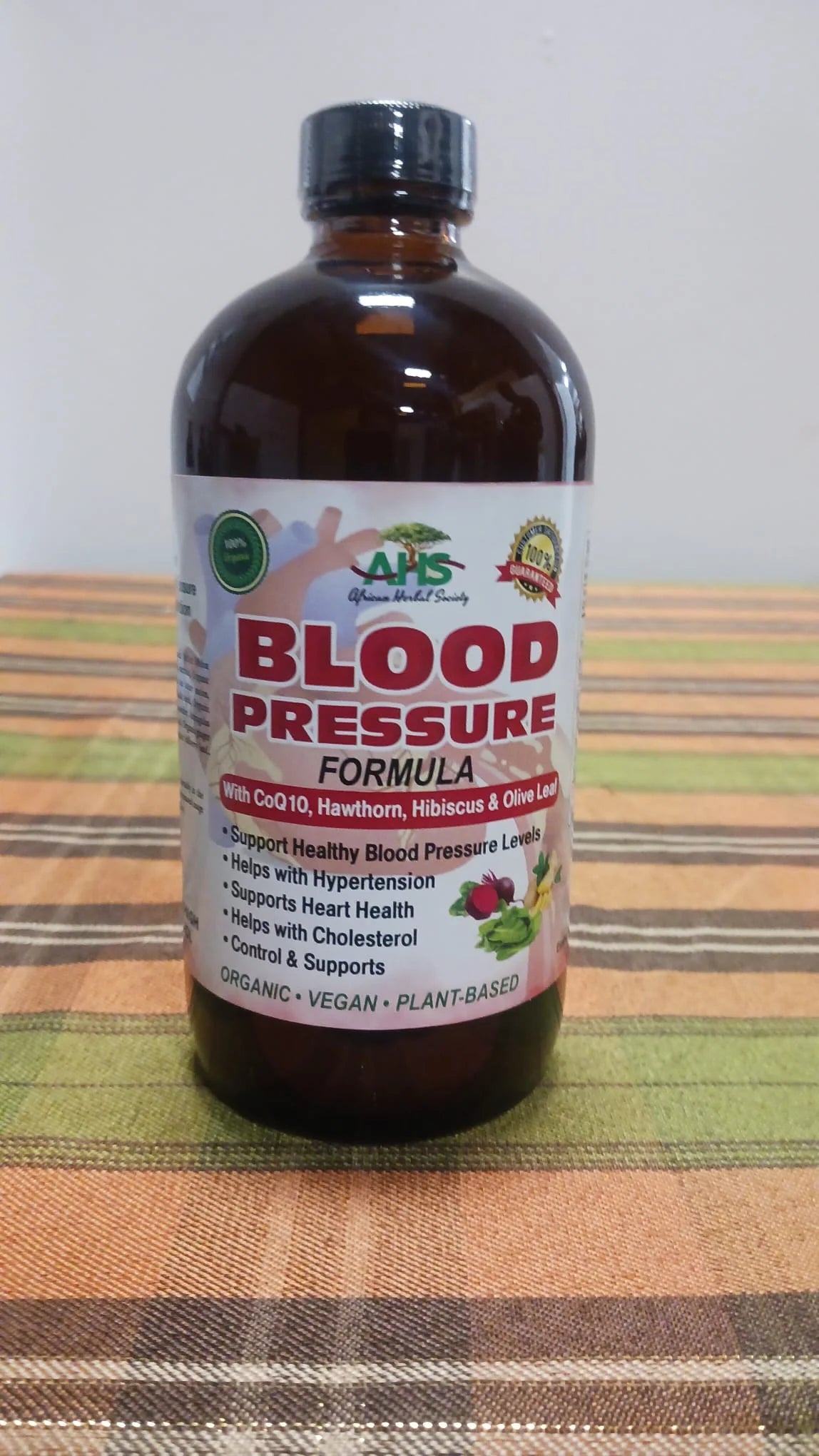 African Herbal Society Blood Pressure Formula (16 oz.)