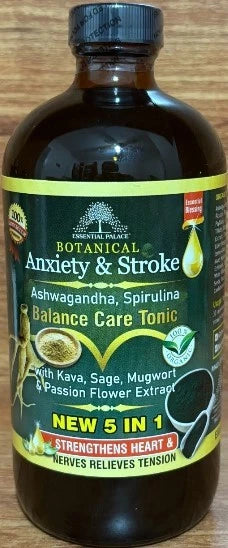 Botanical Anxiety & Stroke Tonic (16 oz.)