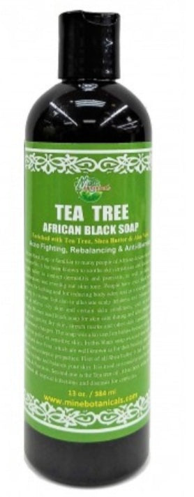 AFRICAN BLACK LIQUID SOAP WITH TEA TREE