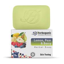 LEMON, PEAR AND BERRY HERBAL SOAP BAR