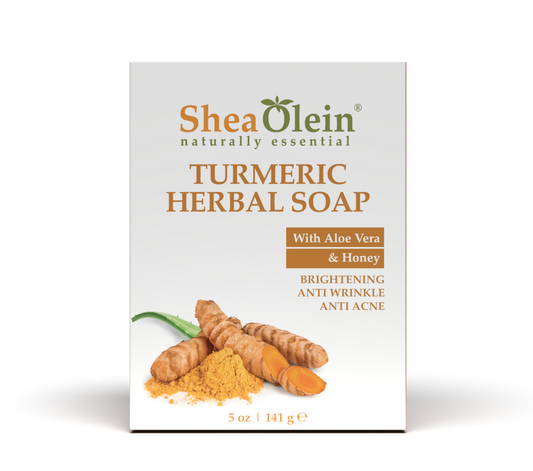 TURMERIC HERBAL SOAP WITH ALOE VERA & HONEY SOAP BAR