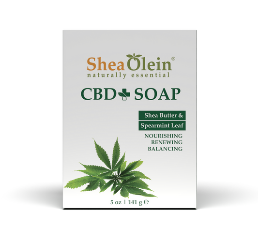 CBD WITH SHEA BUTTER & SPEARMINT LEAF SOAP BAR